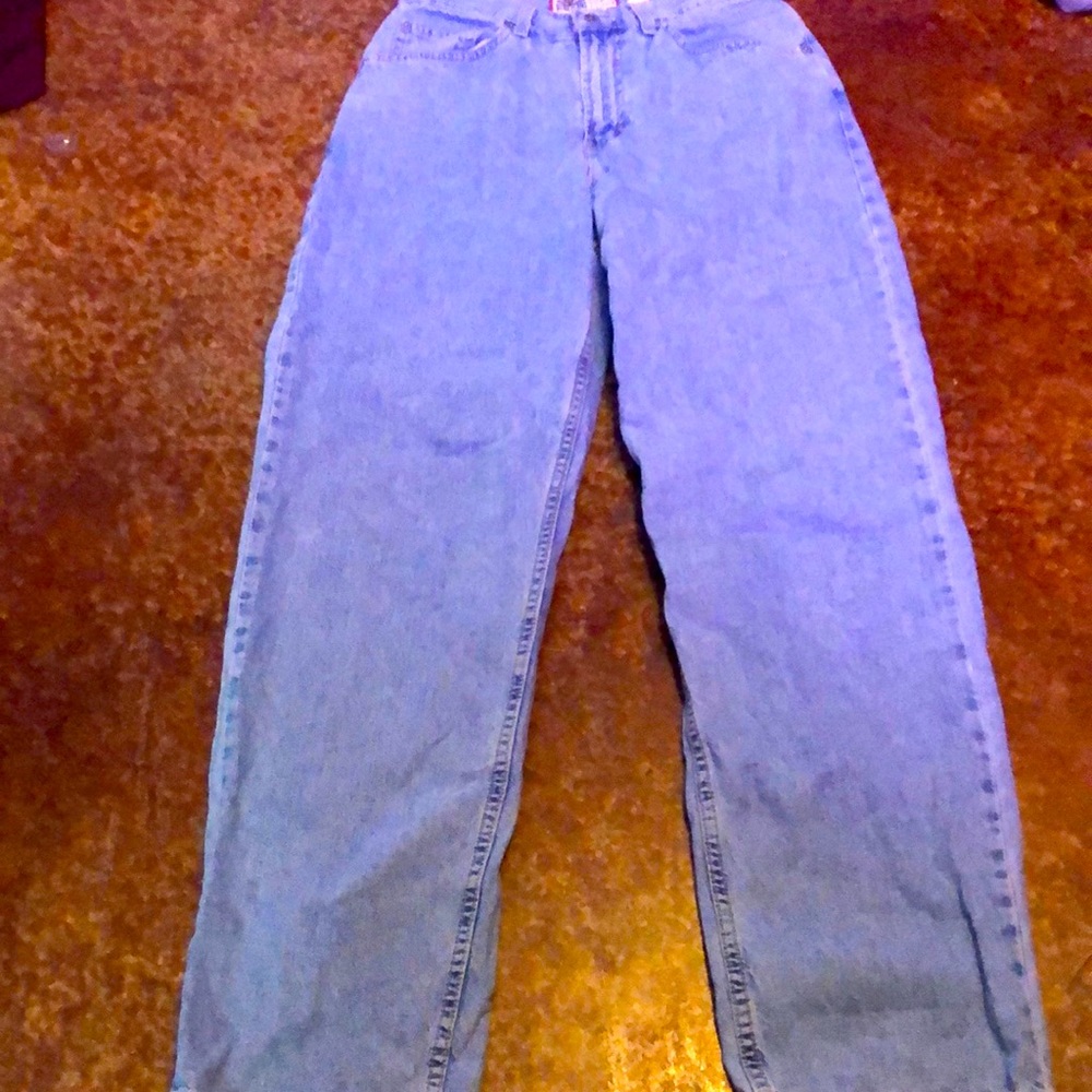 Old navy blue jeans